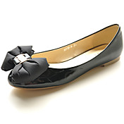 en cuir verni supérieure à faible talon fermé orteils avec des chaussures de noces bowknot plusieurs couleurs Aavailable