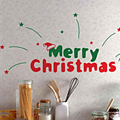 décoration de Noël stickers muraux ornements de fête stars