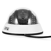 dôme de caméra de sécurité avec 1/4 pouce CCD couleur forte (vision nocturne)