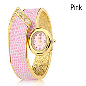 Montre-Bracelet pour Femme à Quartz, Bracelet en Alliage