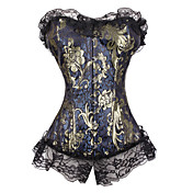 avant de brocart corset buste de fermeture avec désossage (plus de couleurs)