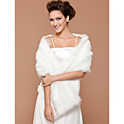 fausse fourrure noce nuptiale châle