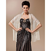 100% fait main pure soie soir / mariage châle / Boléro Mariage