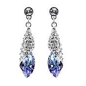 Belles Boucles d'Oreilles en Cristal Brillantes