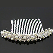 strass magnifique avec l'imitation perles coiffure de mariage peignes