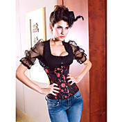 acrylique avec jacquard bustier à lacets shapewear chincer taille