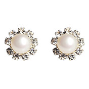 Perle en forme de fleur avec strass