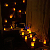 12 - LED Bougie de mariage Bougie Jaune chaud ou Party Cadeaux