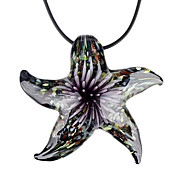Romantique Résine Sea Star collier pendentif