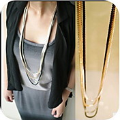 femmes collier de chaîne en couches