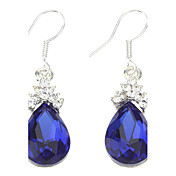 Blue Water-drop Boucles d'oreilles de forme