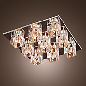 ATTENDORN - Lustre Cristal - 9 slots à ampoule