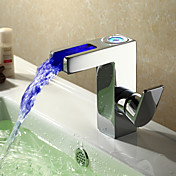 Sprinkle® by Lightinthebox - contemporaine robinet conduit lavabo cascade salle de bains - fini chrome