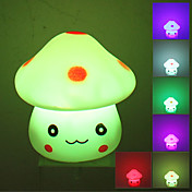 Beau Style de champignons lumière colorée nuit lampe LED (3xLR44)