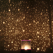 Veilleuse Projecteur Ciel Etoilé, LED Colorée (AC/3xAA)