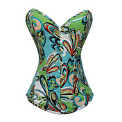 spandex avec jacquard corset avant fermeture par busc occasions spéciales (plus de couleurs)