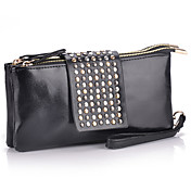 Femmes Sac Pochette en cuir Rivet