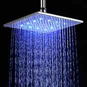 10 pouces tête de douche en laiton avec des couleurs de lumière LED changeant