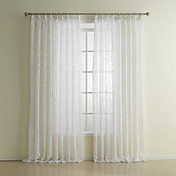 Classic Tree Sheer Curtain (Two Panels)