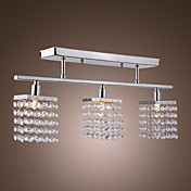 CHELAN - Lustre Géométrique Cristal - 3 slots à ampoule