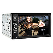 6,2 pouces Lecteur DVD de voiture 2Din avec le GPS, le RDS, iPod