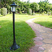 Solaire Chemin Blanc Jardin LED lampe avec socle haut