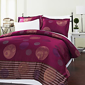 3 pièces cercle jacquard housse de couette benquela