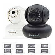 wanscam - étanche IR Pan Tilt filaire caméra IP extérieure avec zoom 3x