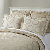 2 paquet beige cercle jacquard imposture