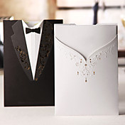 Robe Classic & Tux Sur invitation de mariage Side différent (jeu de 50)