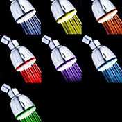Chrome Couleur contemporain Changement de douche à LED