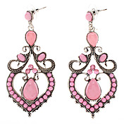 z&boucle d'oreille x® coeur de pêche millésime forme goutte d'eau (boucle d'oreille aulique)