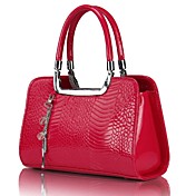 [XmasSale]fourre-tout grain de crocodile de couleur de contraste de mode