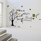 photo mur à ossature arbres autocollants fleurs de vie botaniques stickers muraux lavables