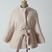 Mode Cape manteau de laine des femmes