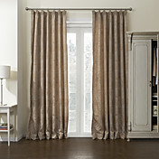 (Un panneau) jacquard néoclassicisme bordée rideau occultant