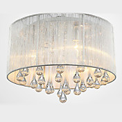 Cristal moderne Delicate 4 encastré lumière avec l'ombre transparente