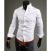 Pure Color Collar Haute shirt