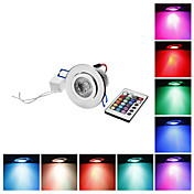 9W RVB lumière télécommandé Ampoule spot LED (85-265V)