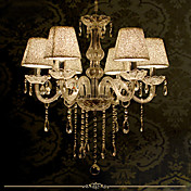 Modern Luxury 6 lumières lustre en cristal Décoration