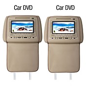 Appui-tête dvd Autoradio DVD 7 pouces / Transmetteur FM / Ecran LCD TFT