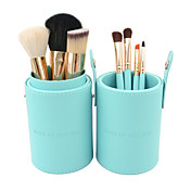 7pcs Portable Bleu Maquillage Brush Set