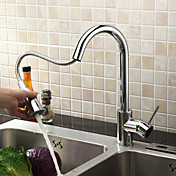 Sprinkle® par LightInTheBox - laiton massif déroulant robinet de cuisine - fini chrome