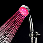 couleurs de douche changeant la main dirigée - fini chrome