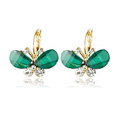 nouveaux bijoux Vente en gros superbe papillon délicates boucles d'oreilles en cristal lot boucles d'oreilles coréenne (couleur aléatoire)