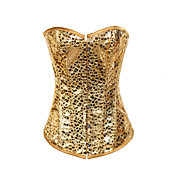 glitter lacets push-up corset des femmes à paillettes (plus de couleurs)