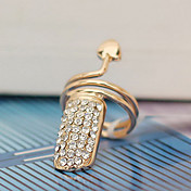 Élégante bague en plein cristal (couleur aléatoire)