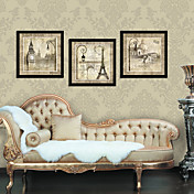 Architecture Montage en architecture de style ancien de la photo encadrée toile Set de 3