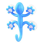 Rotatif Tail Gecko en forme de ventouse Crochet pour serviette