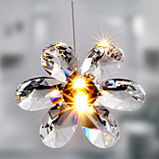 20w lumière pendante en forme de fleurs de cristal (base de l'ampoule G4)
